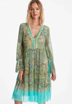 Clearance Ana Alcazar Volantkleid Zikone Mehrfarbig