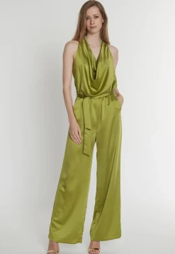 Clearance Ana Alcazar Wasserfall Jumpsuit Paholy Grün