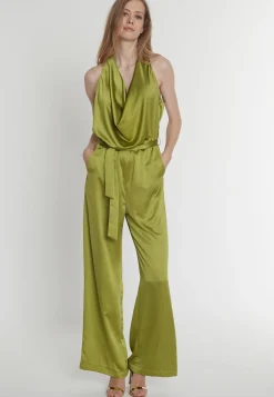 Clearance Ana Alcazar Wasserfall Jumpsuit Paholy Grün