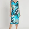 Outlet Ana Alcazar Wasserfallkleid Lotta Mehrfarbig