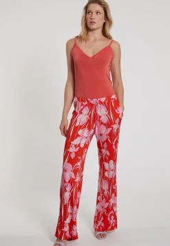 New Ana Alcazar Weite Hose Geana Rot