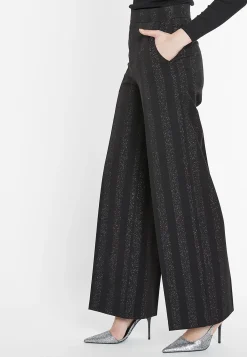 Fashion Ana Alcazar Weite Hose Samsa Schwarz