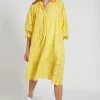 Online Ana Alcazar Weites Kleid Faha Gelb