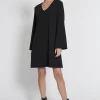 Clearance Ana Alcazar Weites Kleid Harla Schwarz