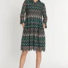 Online Ana Alcazar Weites Kleid Maffa Grün