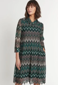 Online Ana Alcazar Weites Kleid Maffa Grün