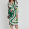 Fashion Ana Alcazar Wickelkleid Kirone Mehrfarbig