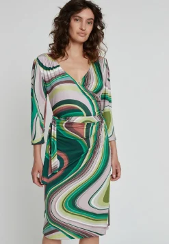 Fashion Ana Alcazar Wickelkleid Kirone Mehrfarbig